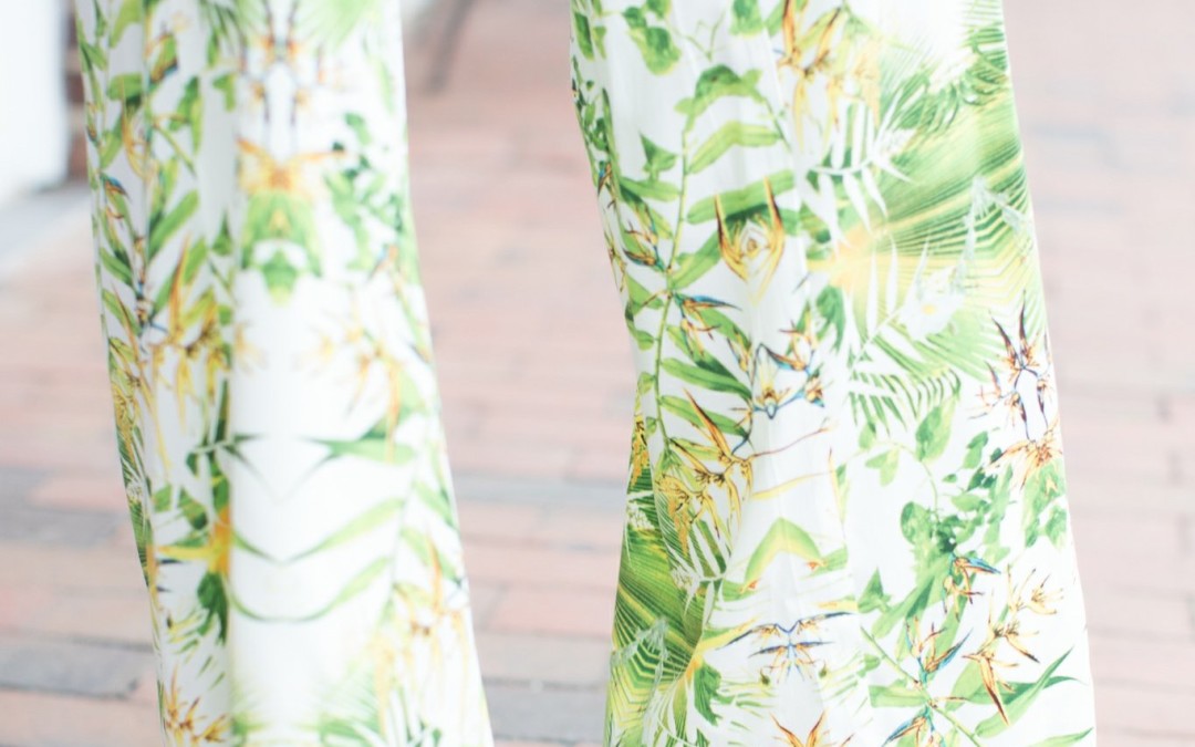 Tropical Print Palazzo Party